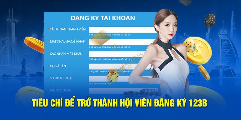 Người chơi cần đáp ứng đầy đủ điều kiện để có thể đăng ký tài khoản